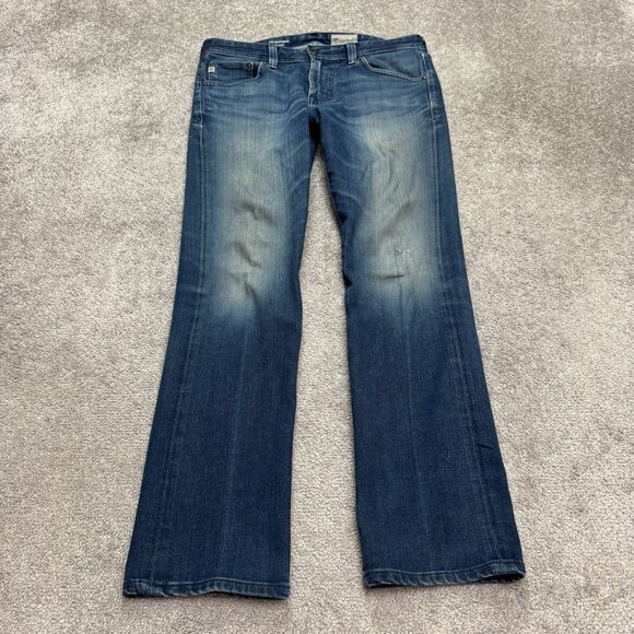 AG Adriano Goldschmied The Matchbox Slim Denim Straight 360 Jeans Mens 30 Blue - Picture 1 of 16
